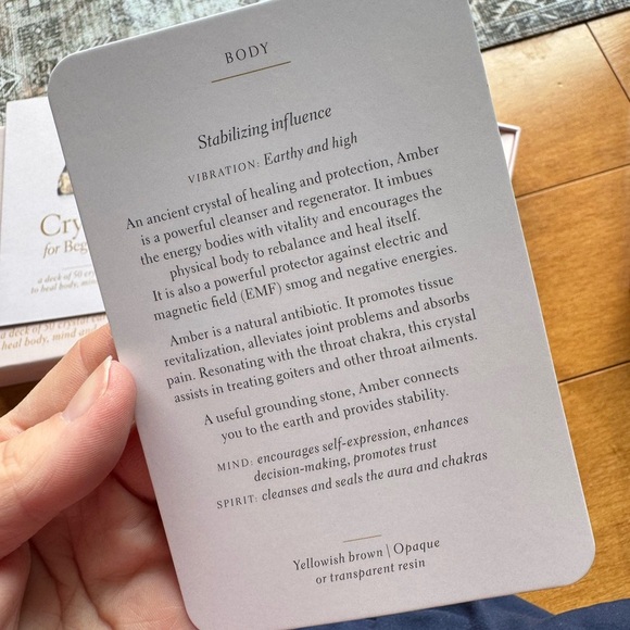 Crystals for Beginners Card Deck - Picture 7 of 7